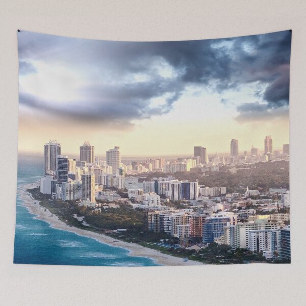 Item preview, Miami Beach Florida Sunset FL Cloudy Day designed and sold by Piper-Deals.