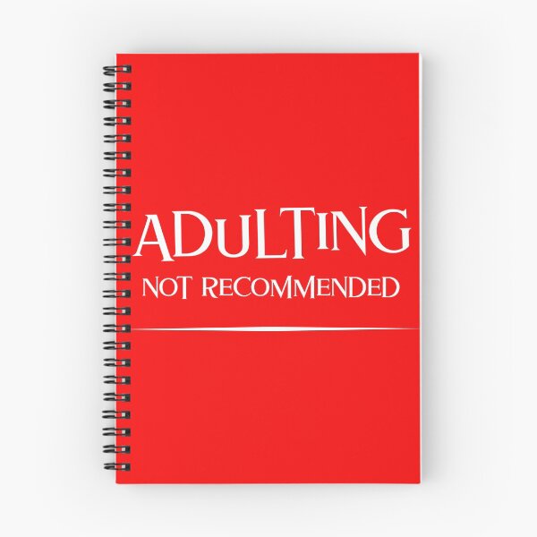 Item preview, Adulting Not Recommended Funny Adult Humor  designed and sold by Zuuag.