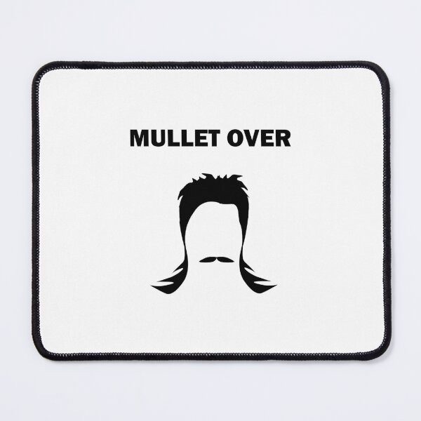 Item preview, Mullet Over Funny Hairdressing / Barber Pun (Black ) designed and sold by RomeoSketches.