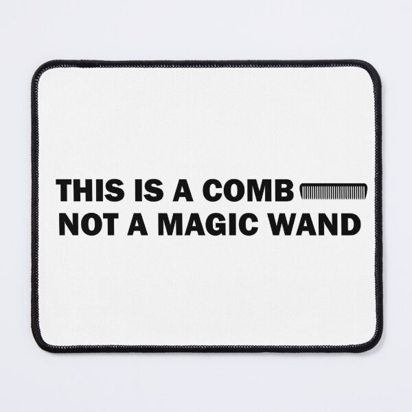 Item preview,   This A Comb Funny Hairdressing / Barbering Pun (Black) designed and sold by RomeoSketches.