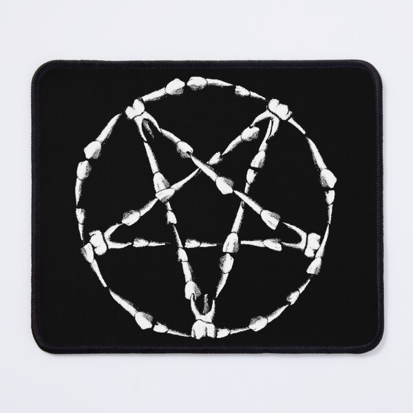 Item preview, Pentagram Made From Human Teeth designed and sold by SpreadForSatan.