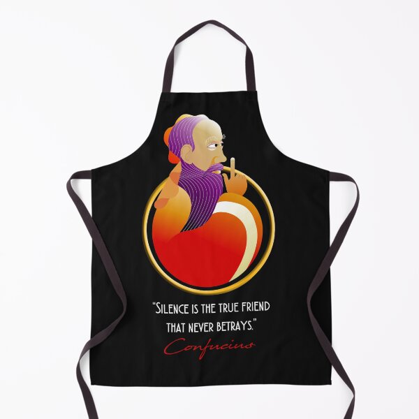 Item preview, Confucius: "Silence is the true friend that never betrays" designed and sold by pacprint.