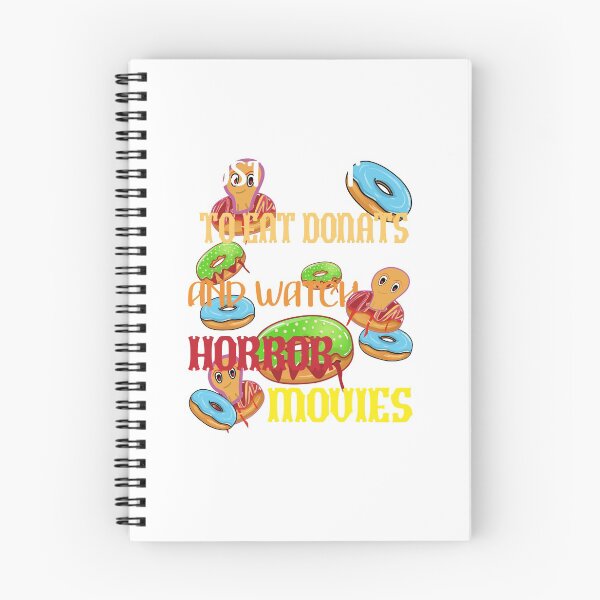 Item preview, I Just Want To Eat Donut And Watch Horror Movies designed and sold by Bodino.