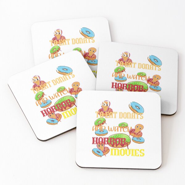 Item preview, I Just Want To Eat Donut And Watch Horror Movies designed and sold by Bodino.