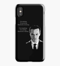 Sherlock Holmes Moriarty iPhone Case