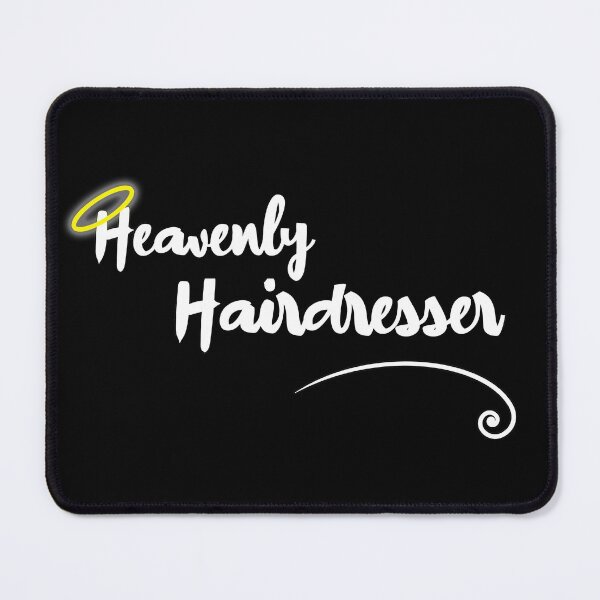 Item preview, Heavenly Hairdresser Funny hairdressing Pun designed and sold by RomeoSketches.