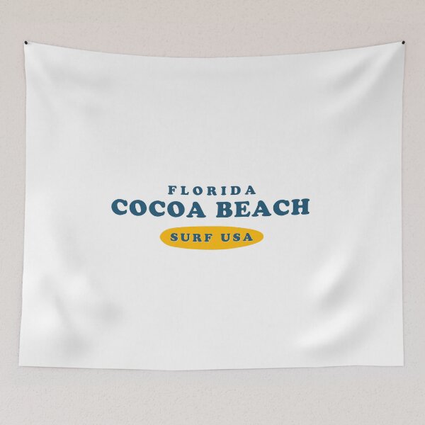 Item preview, Cocoa Beach Florida Vintage Retro Surf USA Travel Vacation Summer Sunset Beach designed and sold by tmartinezta.