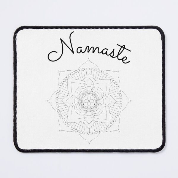 Item preview, Yoga - Namaste (black on white) designed and sold by Gilby-Designs.