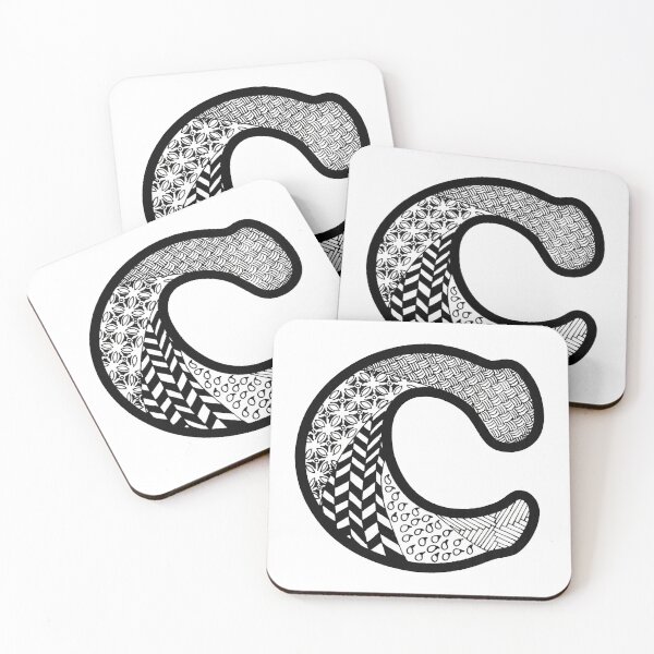 Item preview, Letter C (Big & Centered) designed and sold by DreamWearin.