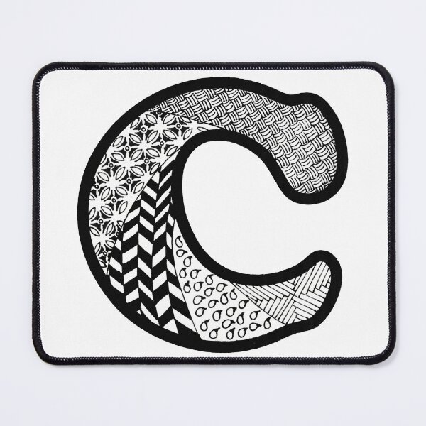 Item preview, Letter C (Big & Centered) designed and sold by DreamWearin.