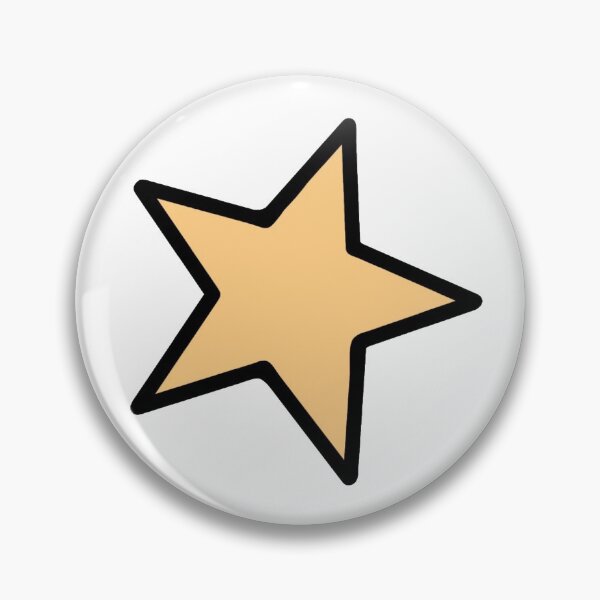 Item preview, Minimalistic Pastel Orange Star In Space , Super Simple  designed and sold by Barolina.