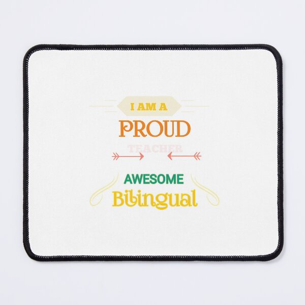 Item preview, I Am A Proud Teacher Of Smart And Awesome Bilingual Kids Classic T-shirt  designed and sold by Ryn2020.