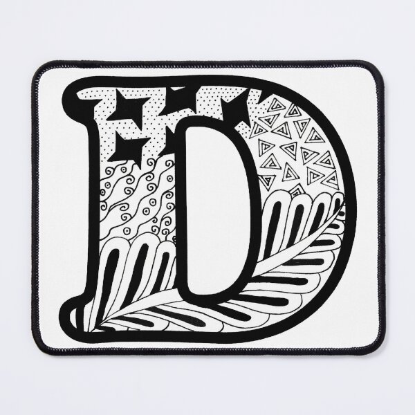 Item preview, Letter D (Big & Centered) designed and sold by DreamWearin.