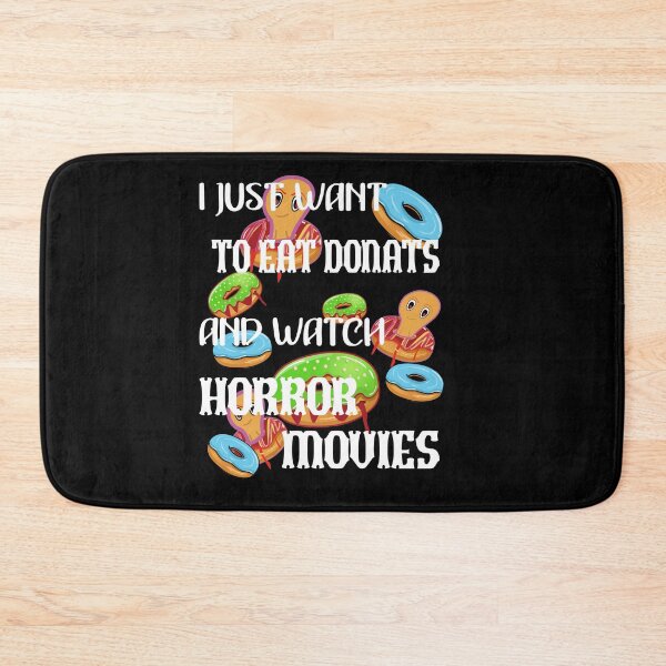 Item preview, I Just Want To Eat Donut And Watch Horror Movies designed and sold by Bodino.