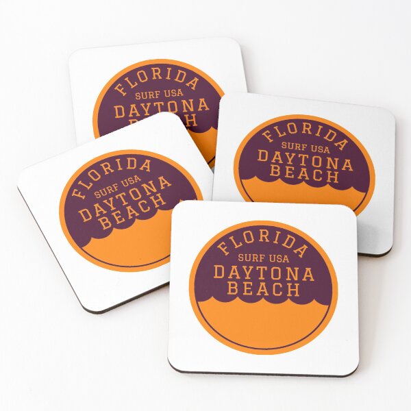 Item preview, Daytona Beach Florida Vintage Retro Surf USA Travel Vacation Summer Sunset Beach designed and sold by tmartinezta.