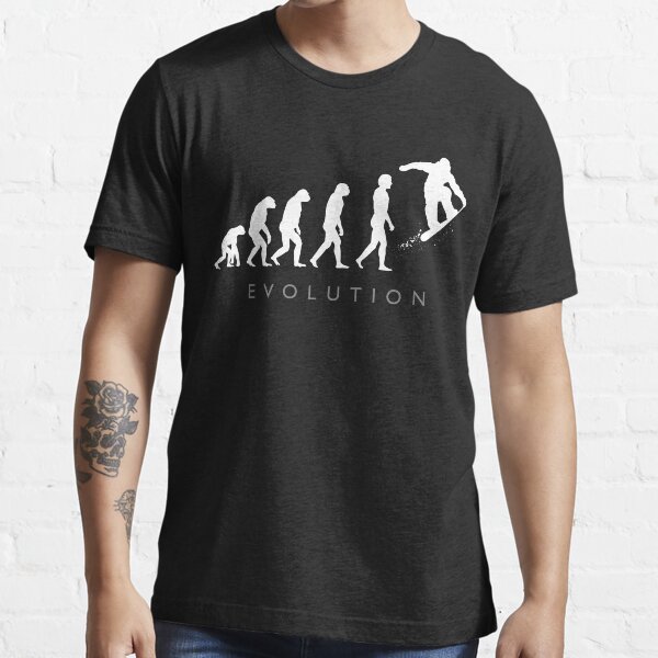 Evolution Of The Snowboarder Essential T-Shirt