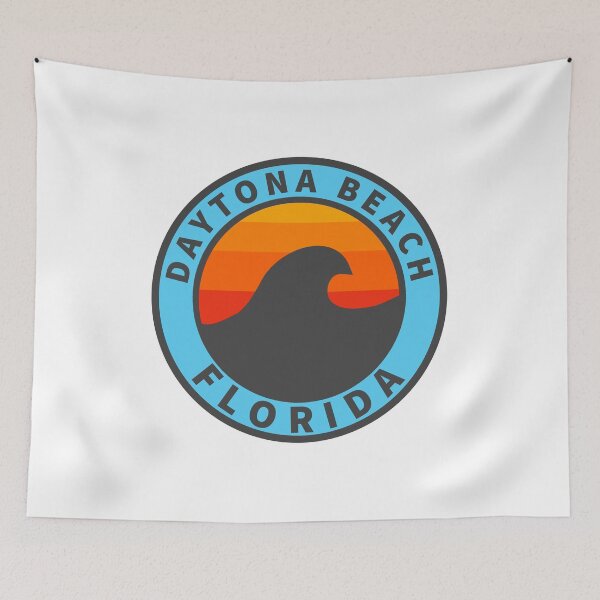 Item preview, Daytona Beach Florida Vintage Retro Surf USA Travel Vacation Summer Sunset Beach designed and sold by tmartinezta.