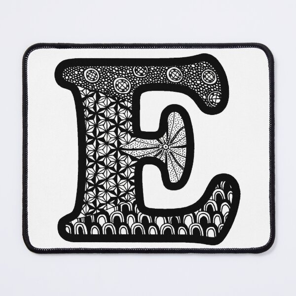 Item preview, Letter E (Big & Centered) designed and sold by DreamWearin.