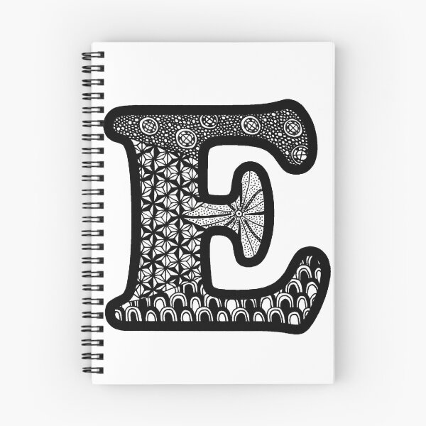 Item preview, Letter E (Big & Centered) designed and sold by DreamWearin.