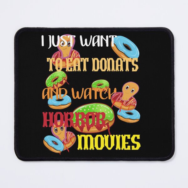 Item preview, Kopie von I Just Want To Eat Donut And Watch Horror Movies designed and sold by Bodino.