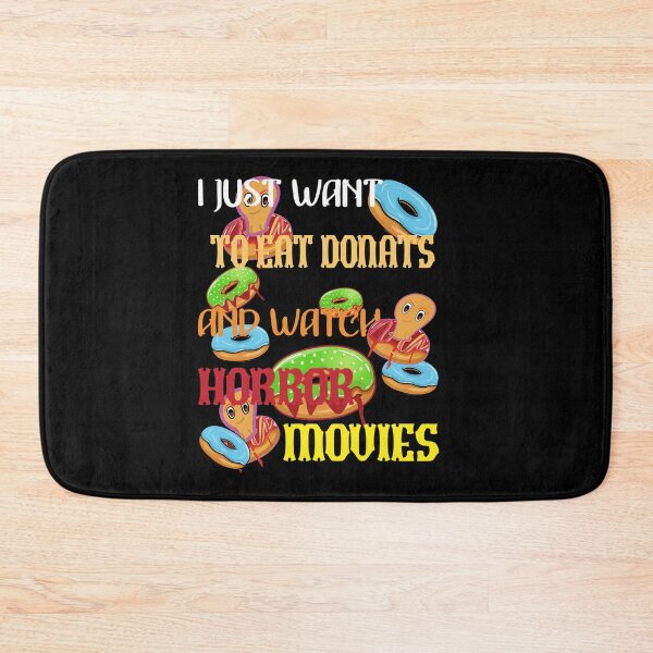 Item preview, Kopie von I Just Want To Eat Donut And Watch Horror Movies designed and sold by Bodino.