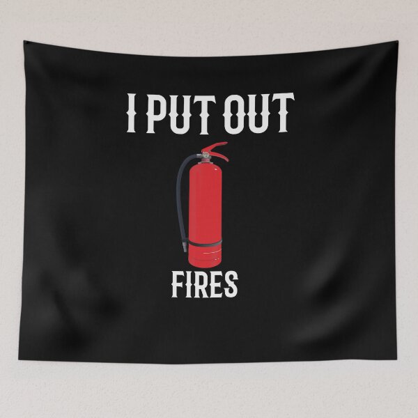 Item preview, I Put Out ~ Firefighter Humor FD Fire Department  designed and sold by TeesYouWant.