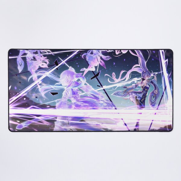 Ultimate Keqing Genshin Impact Electro Character Desk Mat
