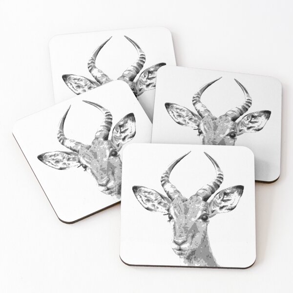 Item preview, Monochrome Impala - Pop Art Style & Posterized designed and sold by artisananimals.
