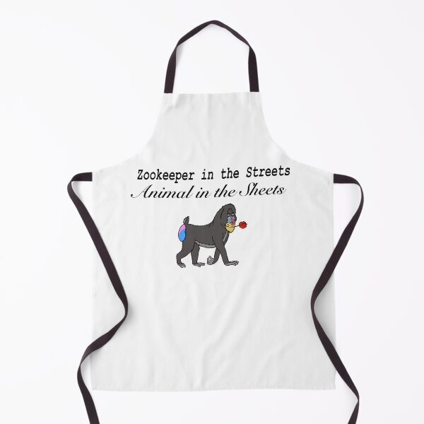 Item preview, Zookeeper in the Streets, Animal in the Sheets: Mandrill - White designed and sold by EcoElsa.