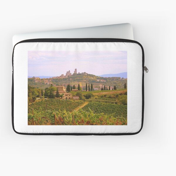 Approaching San Gimignano.................................Tuscany Laptop Sleeve