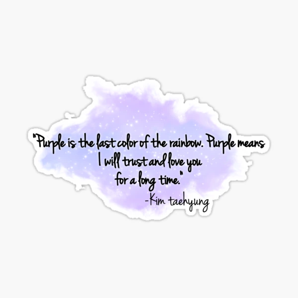 BTS Kim Taehyung V quote 