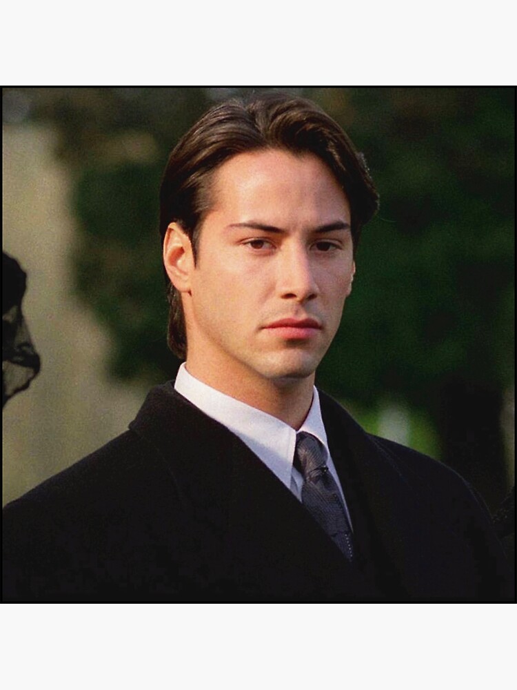 young keanu Reeves" Sticker for Sale by alyaST14 | Redbubble