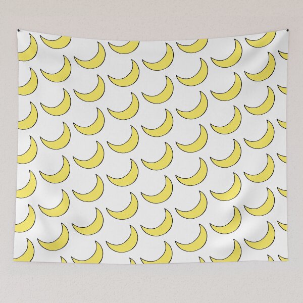 Item preview, Minimalistic And Simple Yellow Moon In Space At Night designed and sold by Barolina.