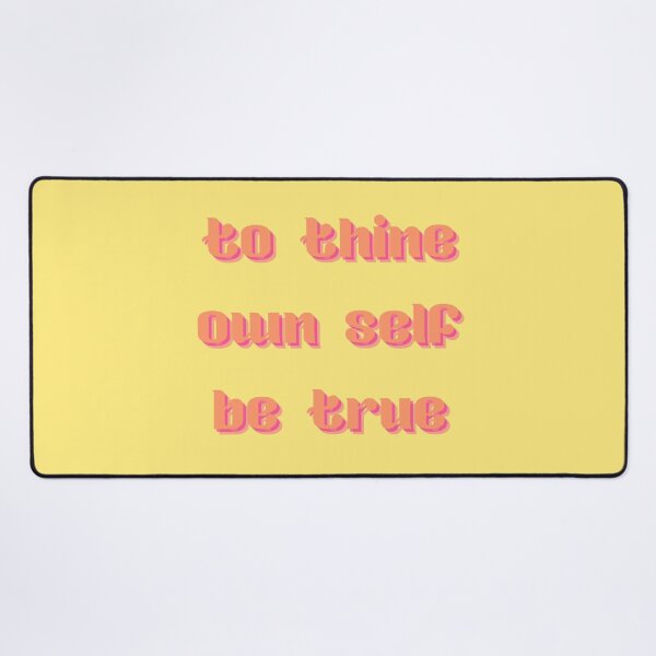 Item preview, To Thine Own Self Be True - Pastel Yellow designed and sold by inmylife24601.