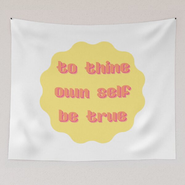 Item preview, To Thine Own Self Be True - Pastel Yellow designed and sold by inmylife24601.