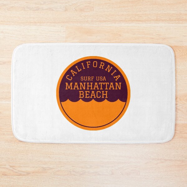 Item preview, Manhattan Beach California Vintage Retro Surf USA Travel Vacation Summer Sunset Beach designed and sold by tmartinezta.
