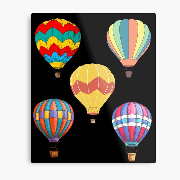 Old Fashioned Hot Air Balloon Art Print for Sale by moonlightglo