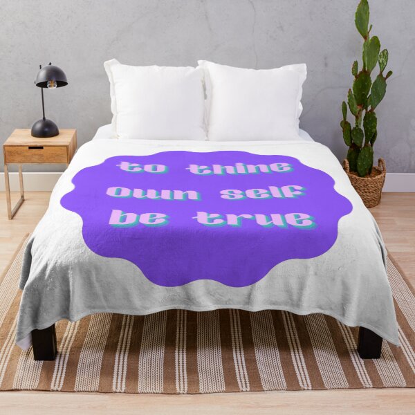 Item preview, To Thine Own Self Be True- Purple designed and sold by inmylife24601.