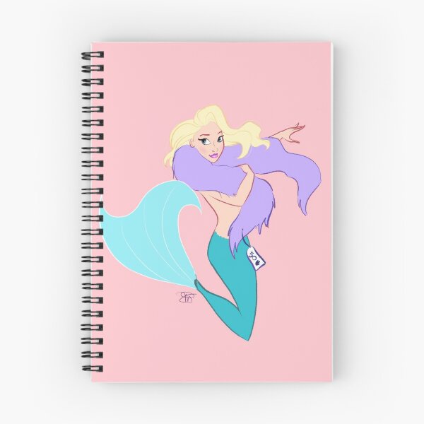 Item preview, Purple boa mermaid designed and sold by Art-Paloma.