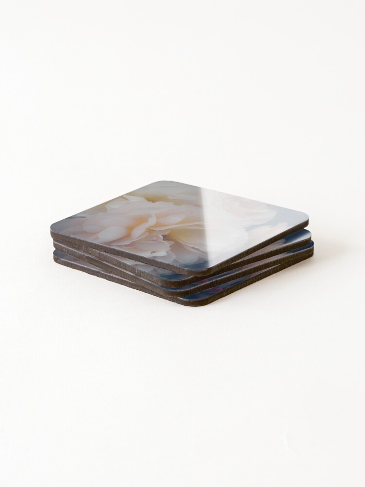 Thumbnail 4 of 5, Coasters (Set of 4), Pastel Roses designed and sold by HauntedMammoth.