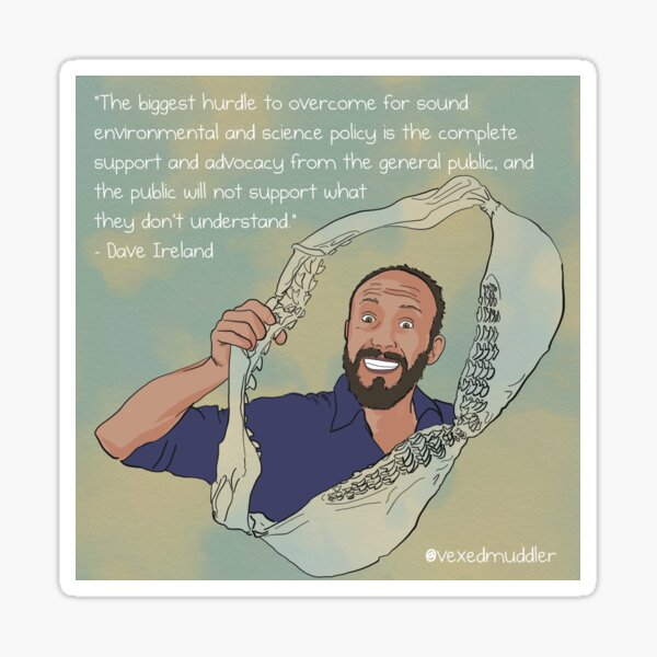 #SciComm100: Dave Ireland Sticker