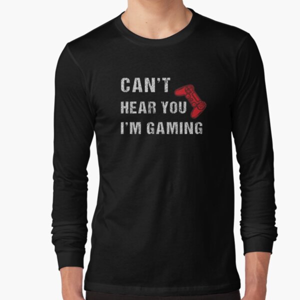 i can&#39;t hear you i&#39;m gaming,can&#39;t hear you i&#39;m  gaming meme, Funny Gift for gamers streamers, national video game day Art  Print for Sale by fati1627