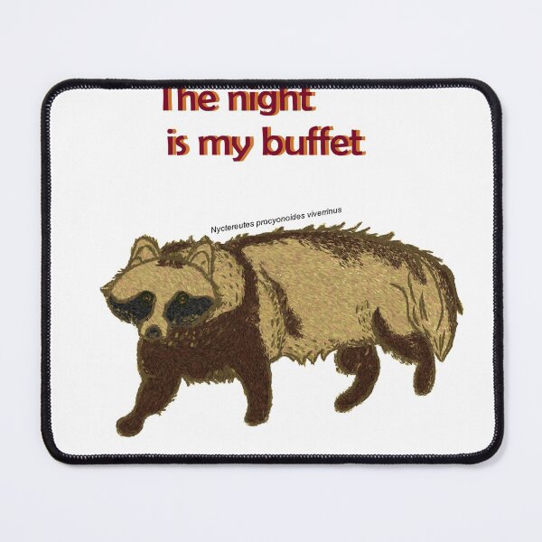 Item preview, Tanuki The night is my buffet designed and sold by NatureDesigned.
