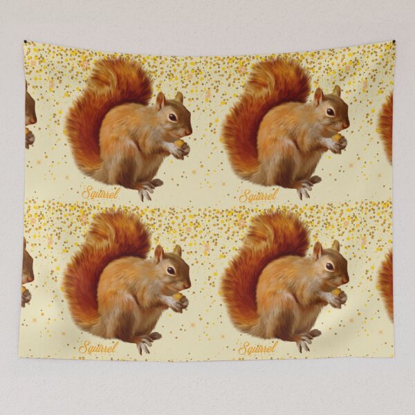 Item preview, design of a squirrel on a lovely background.....!! designed and sold by VIVEK KUMAR RAI.