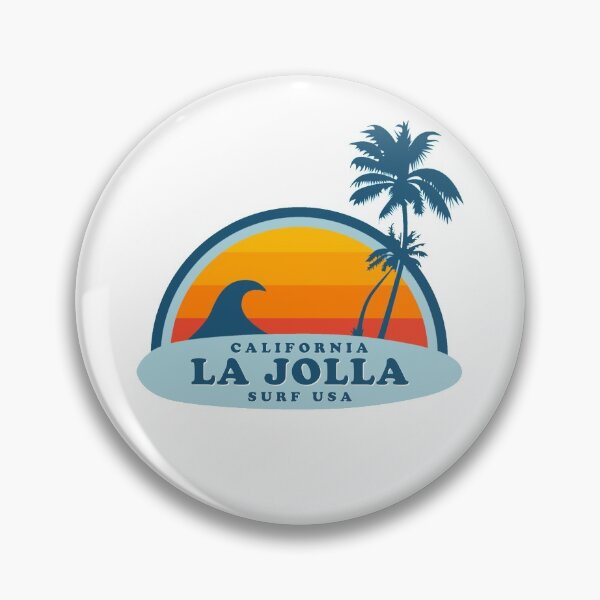 Item preview, La Jolla California Vintage Retro Surf USA Travel Vacation Summer Sunset Beach designed and sold by tmartinezta.