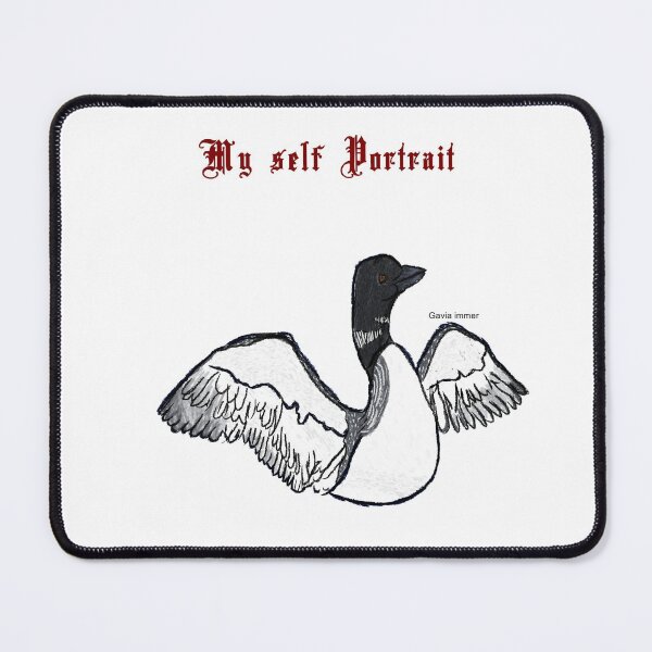 Item preview, My self Portrait common loon no background designed and sold by NatureDesigned.