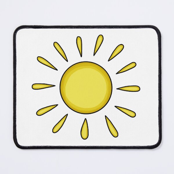 Item preview, Minimalistic And Simple Yellow Sun Shining During Summer designed and sold by Barolina.
