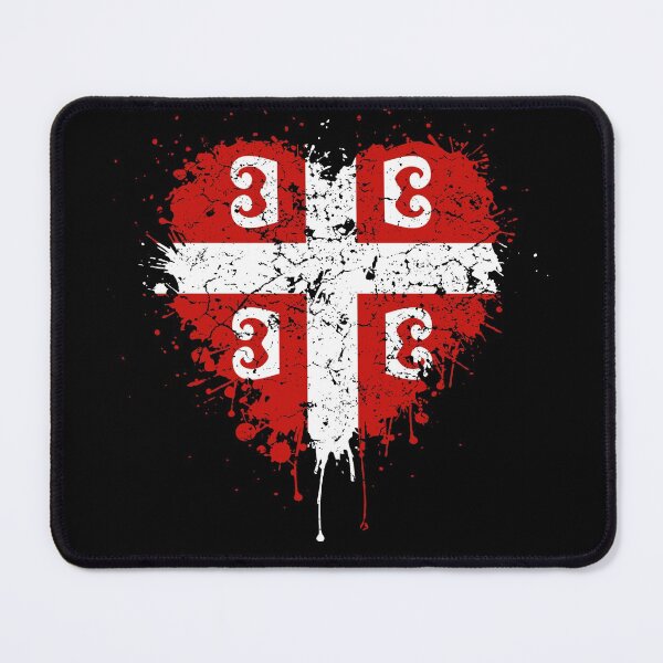 Item preview, Heart with Serbian coat of arms designed and sold by Mila1946.