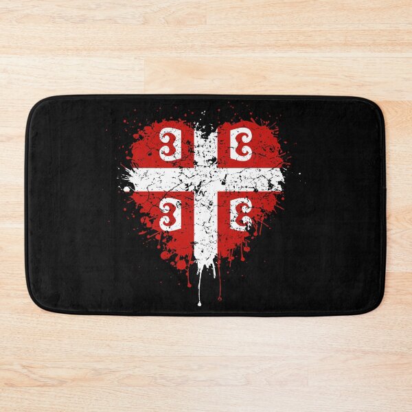 Item preview, Heart with Serbian coat of arms designed and sold by Mila1946.