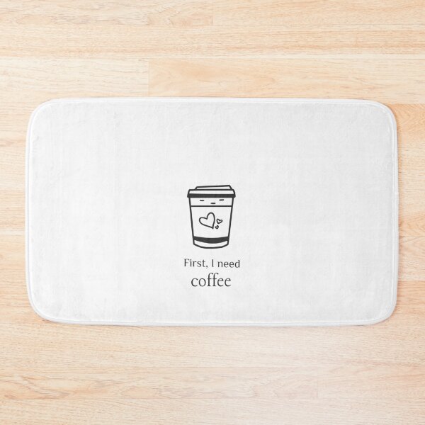 Item preview, First I need Coffee  designed and sold by Velvet Shop.